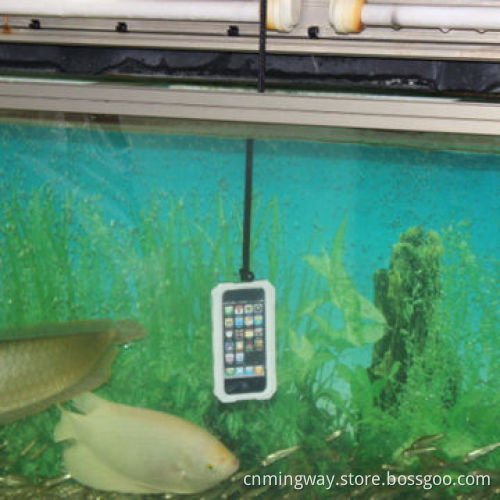 Waterproof case for iPhone 5, with flexible silicone as the operator interface